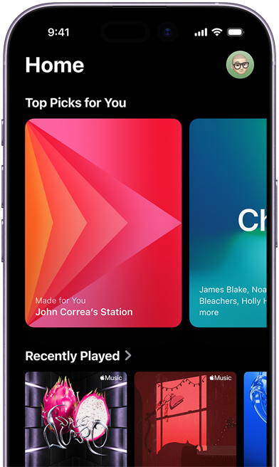 Playlist Playground Bildschirm auf dem iPhone mit einer leeren Playlist, die noch erstellt werden muss