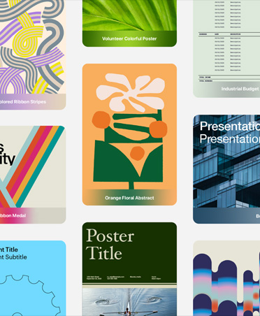 An array of templates and themes for Keynote, Pages, and Numbers