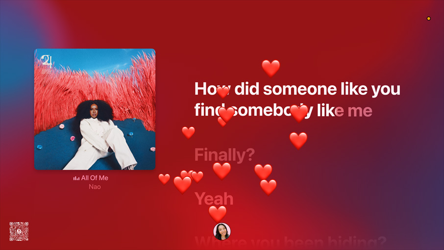 Apple Music 和歌手 Nao 的歌曲《All Of Me》的影像